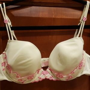 VS Ipex moss green and pink flowers